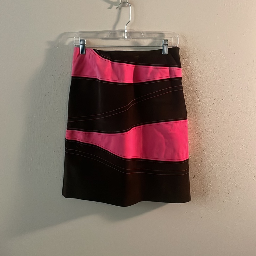 Etcetera suede skirt